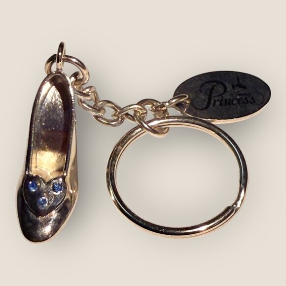 Disney Princess Silver High Heel Keychain Keyring - Picture 2 of 5